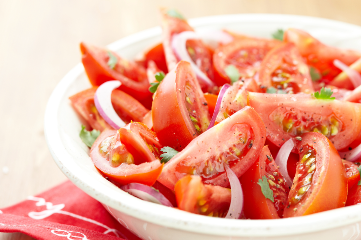 Rýchly paradajkový šalát