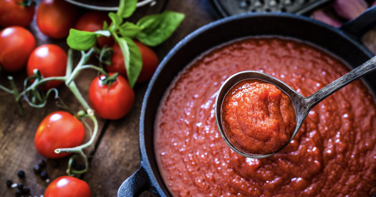 Omáčka: Sugo pomodoro so stopkovým zelerom