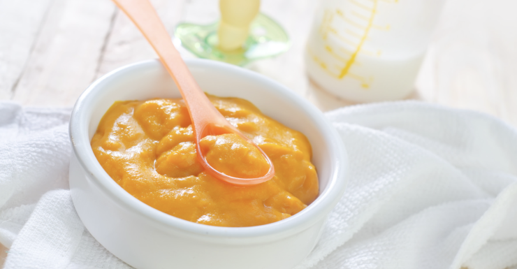 Mrkvovo-batátový príkrm pre deti: Domáce a Zdravé