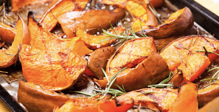 Pečená maslová tekvica