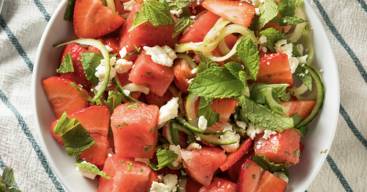 Jednoduchý melónový šalát