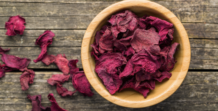 Recept na FIT cviklové chipsy